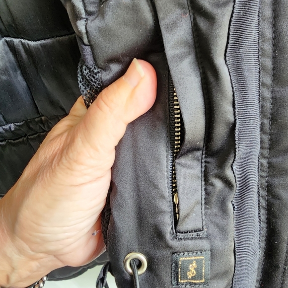 Wilfred Black Ski & Snow Jacket With Leather Trim M - Picture 10 of 12